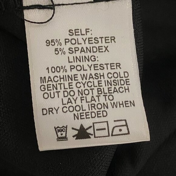 Kiyonna Black Cold Shoulder Jumpsuit Size 4X V Neck Wide Leg Stretch - Picture 8 of 12